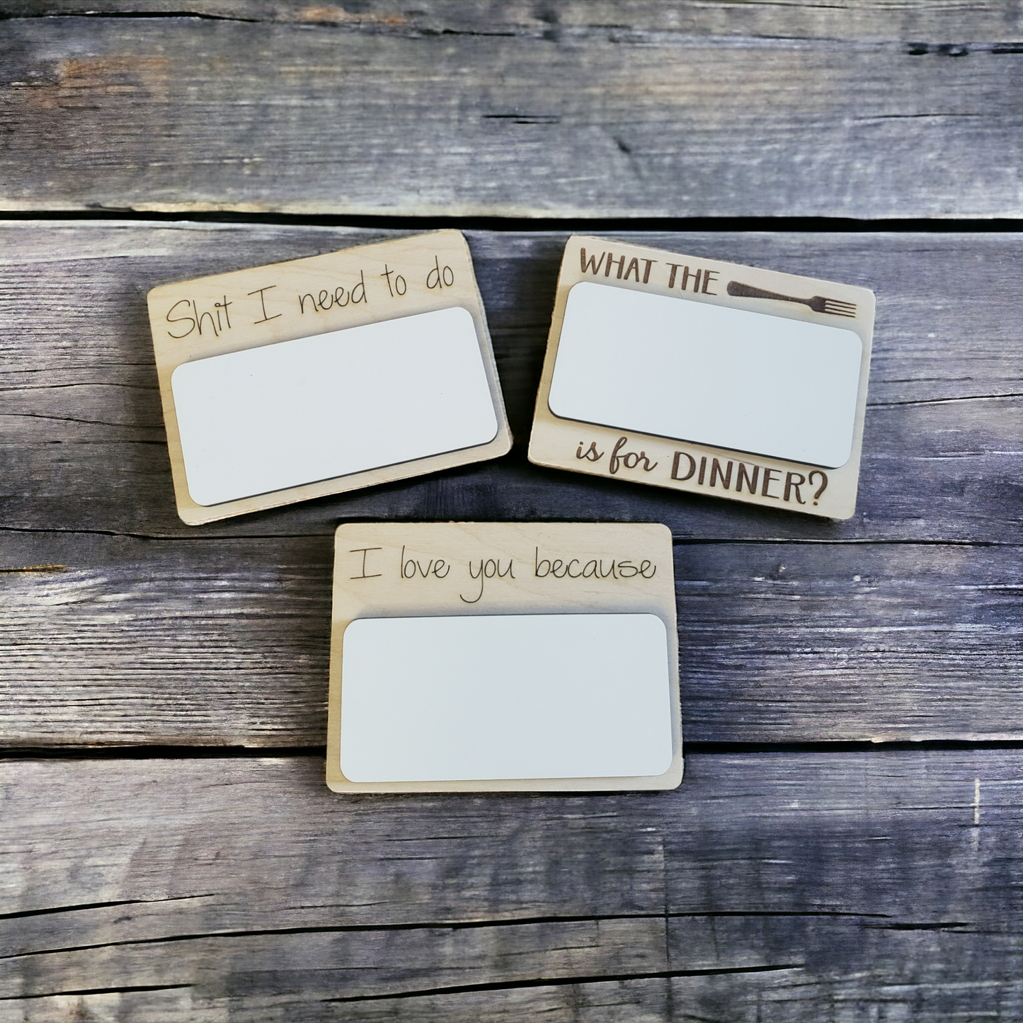 Small message board magnet
