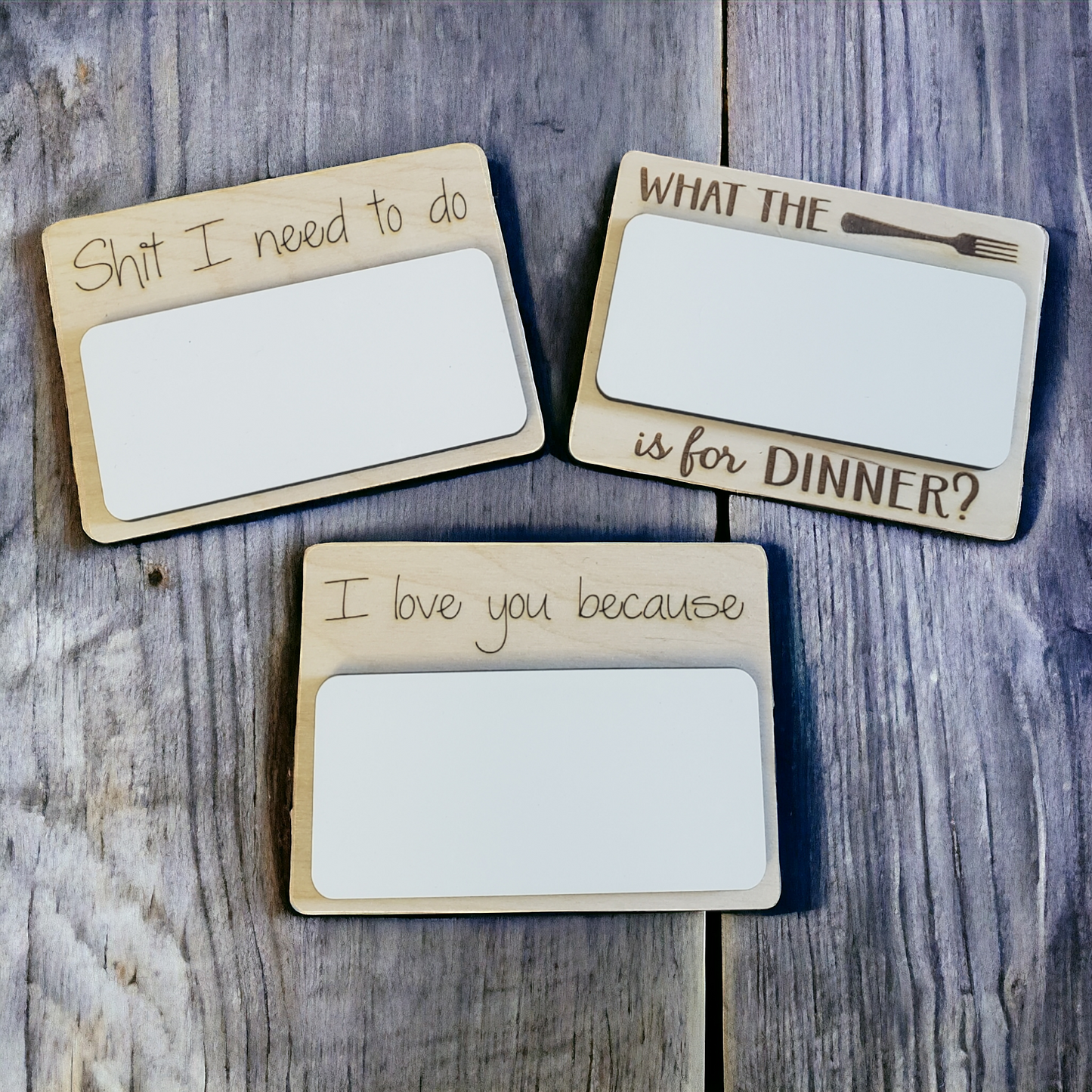 Small message board magnet