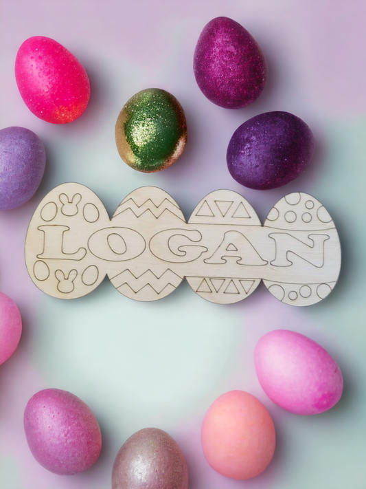 Personalized Easter Egg wood piece