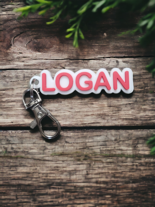 Personalized Name Keychain 3D printed