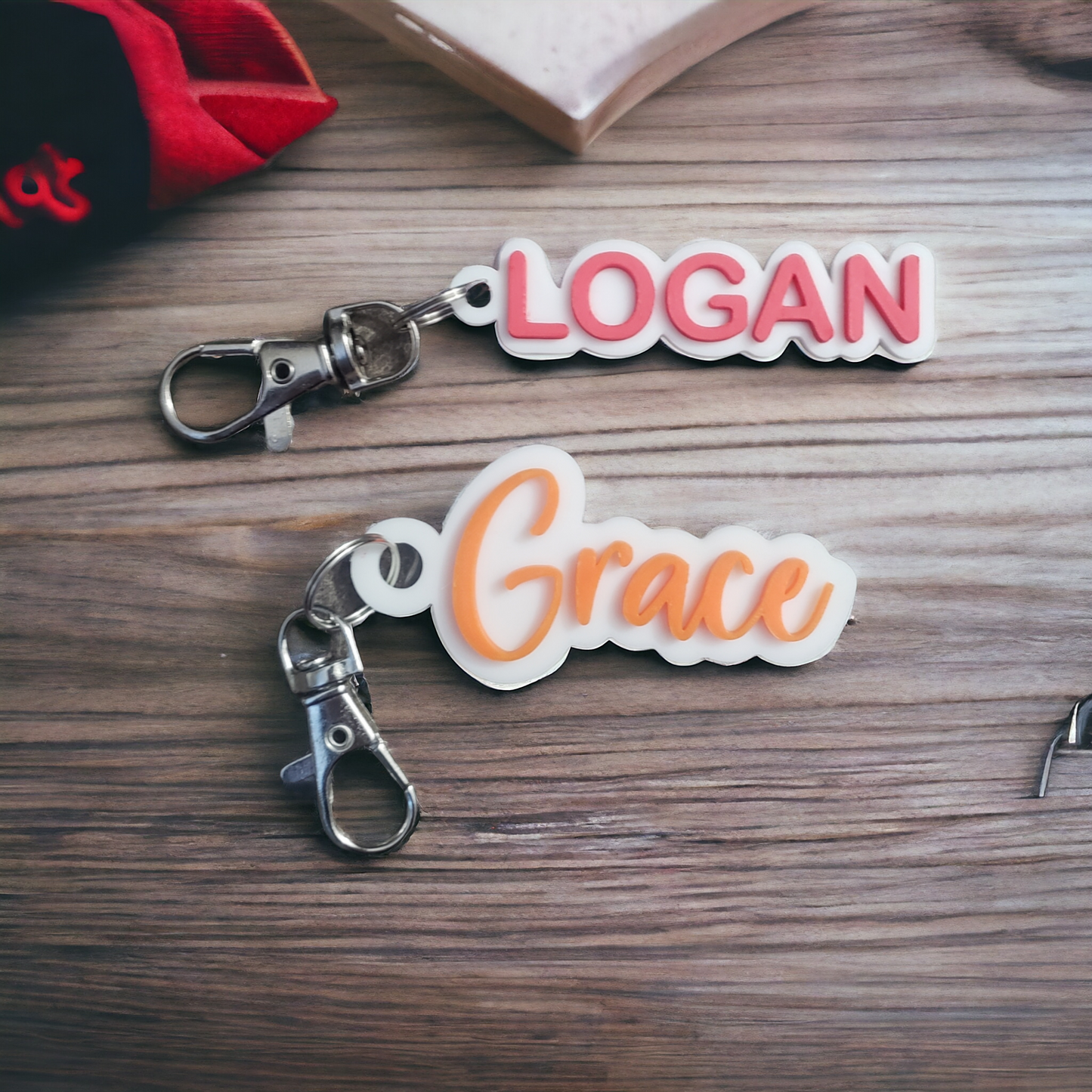 Personalized Name Keychain 3D printed