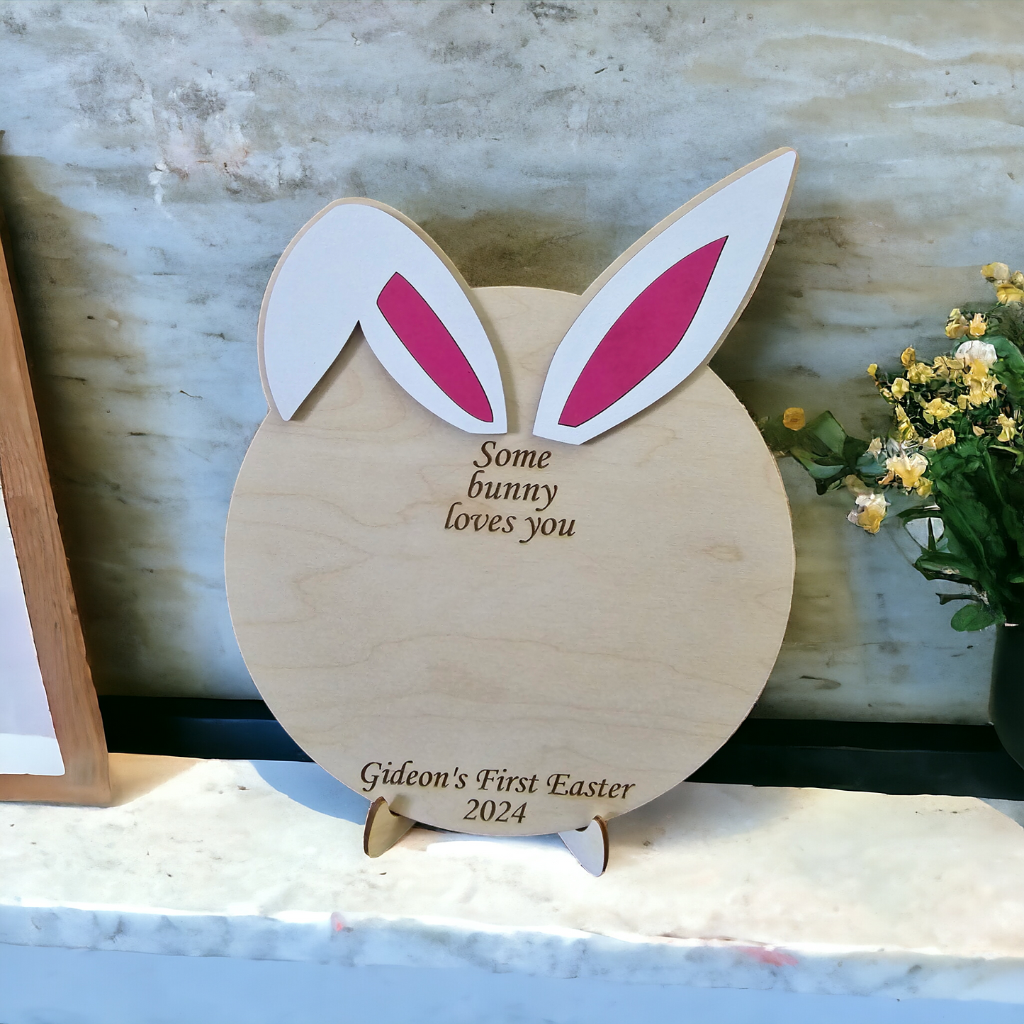 Some Bunny Loves You Personalized Sign