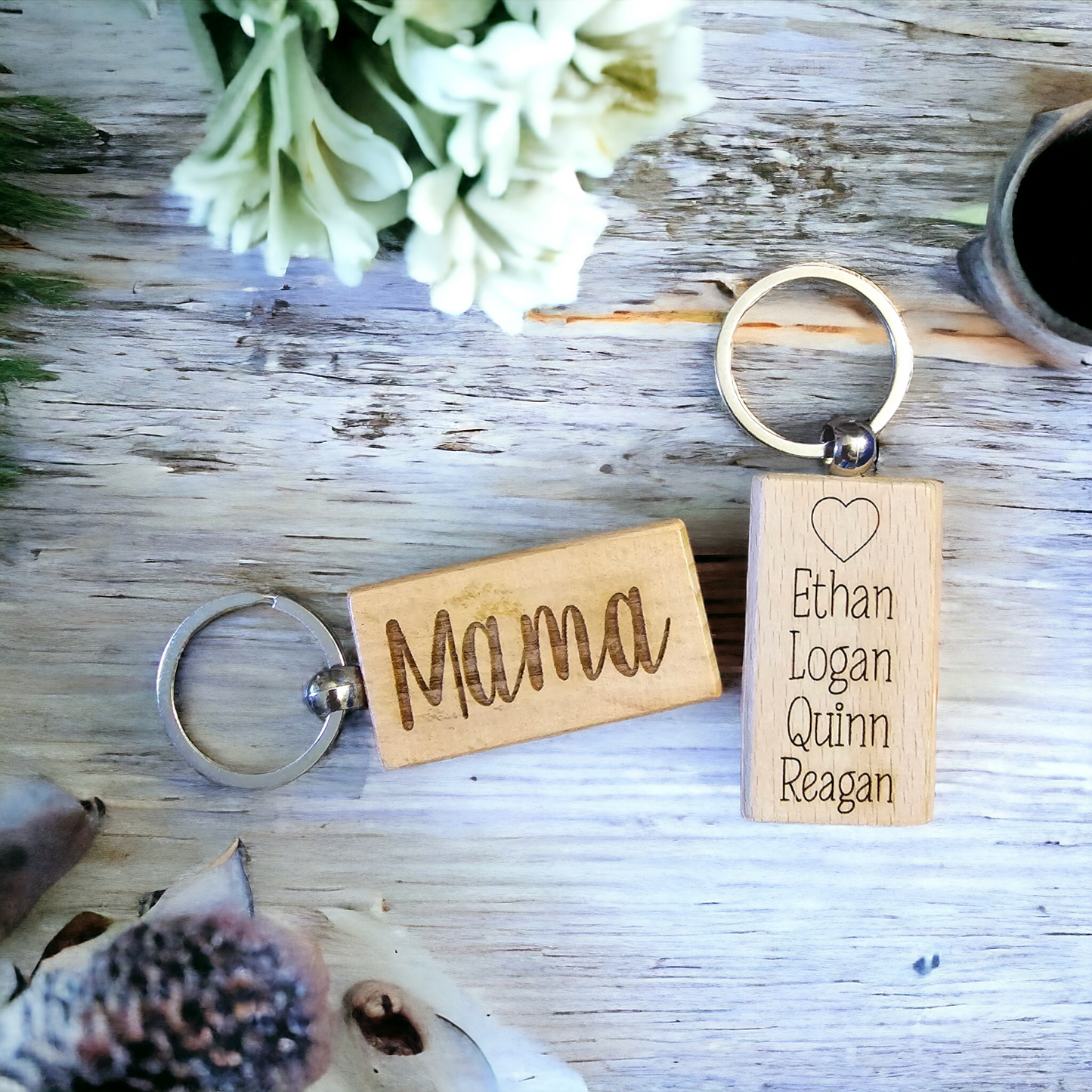 Mama Personalized Keychains