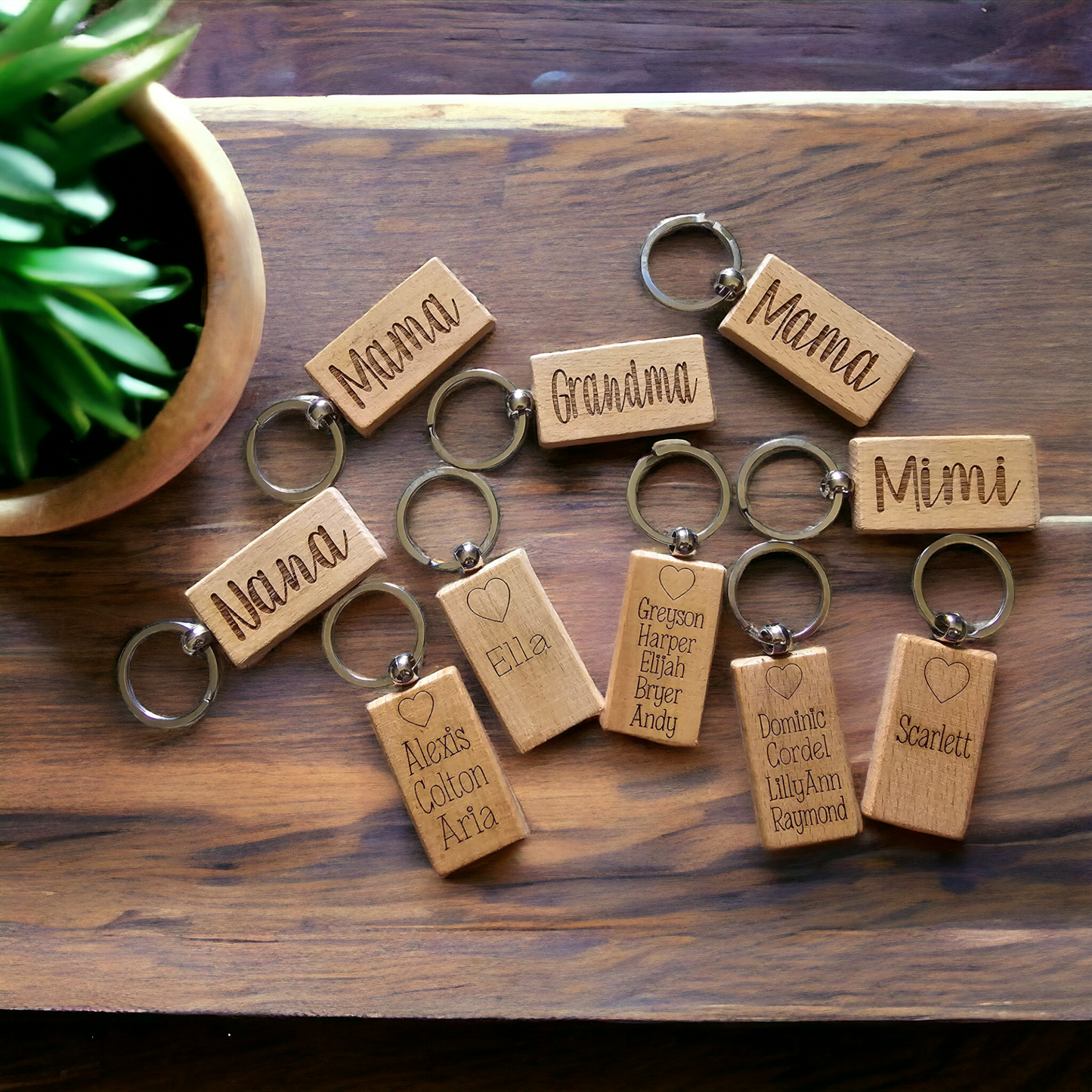 Mama Personalized Keychains