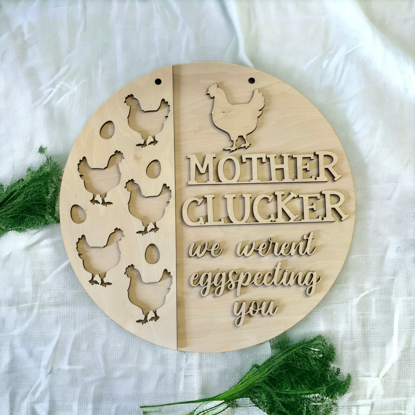 Mother Clucker 11.5 & 15" Sign