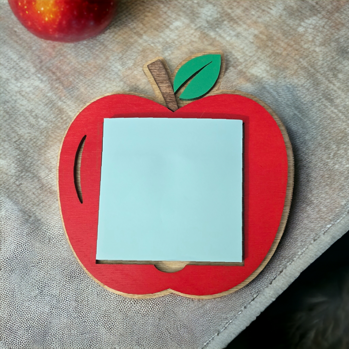 Teacher Apple sticky note holder