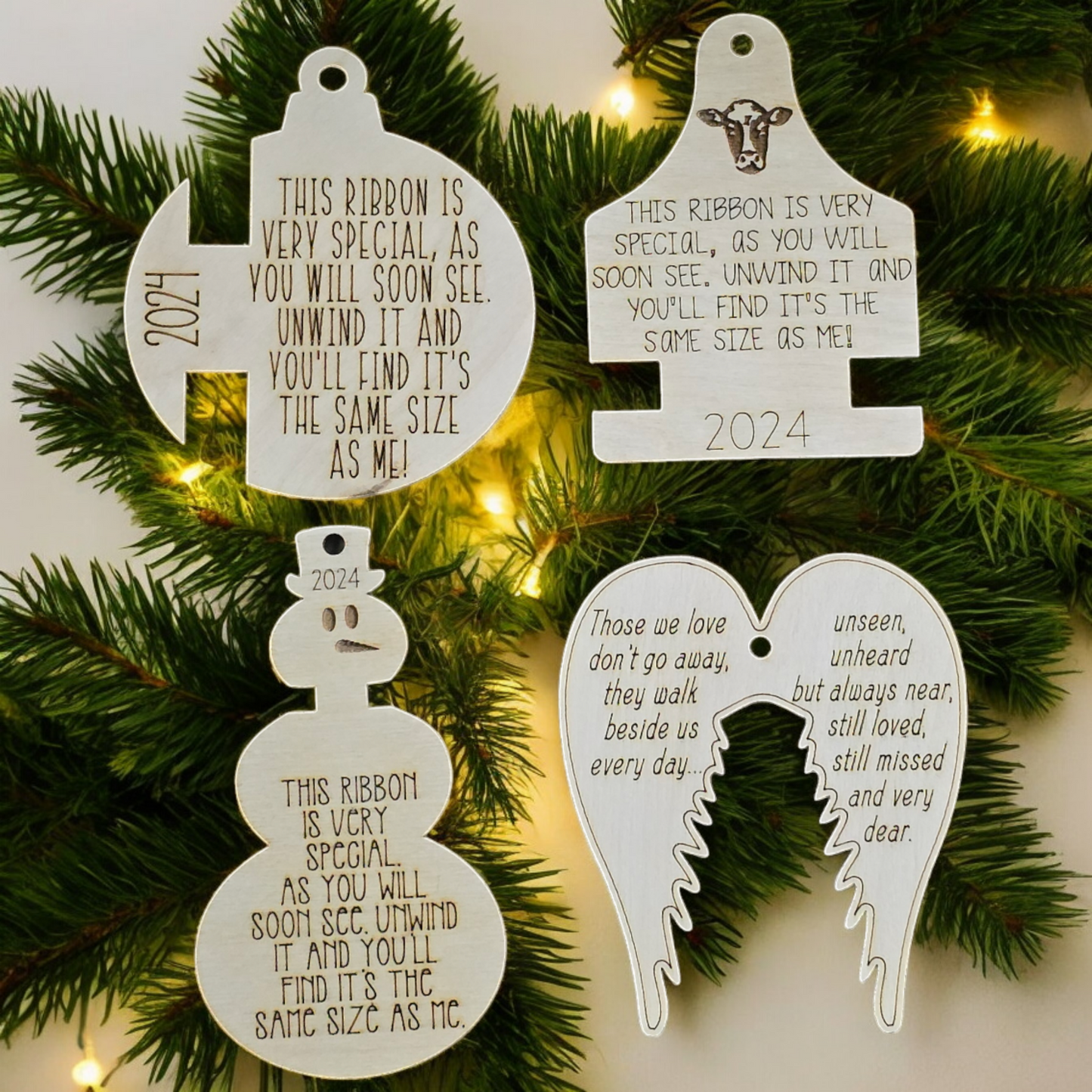 Height Ornaments and angel wing