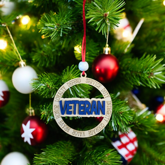 Veteran Christmas Ornament