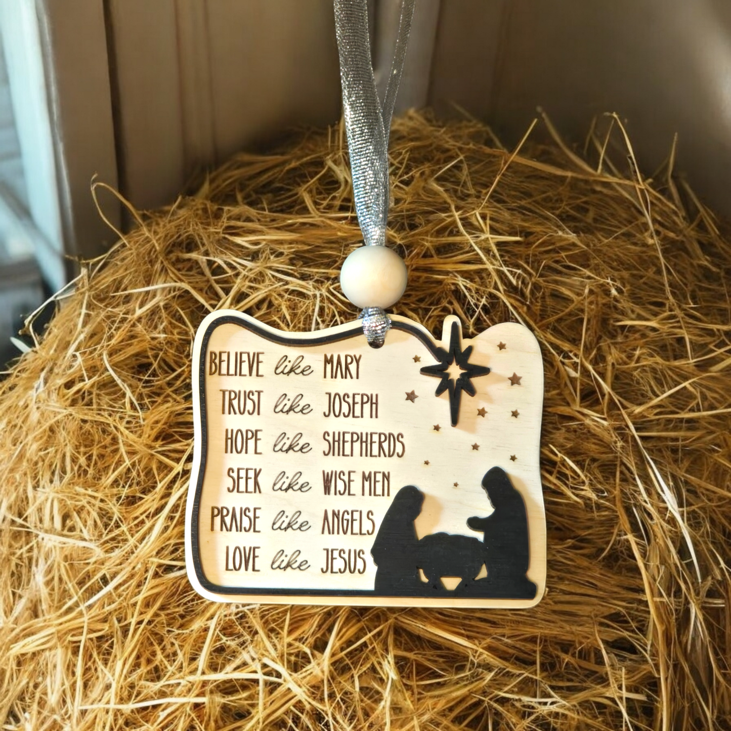 Love like Jesus Christmas Ornament