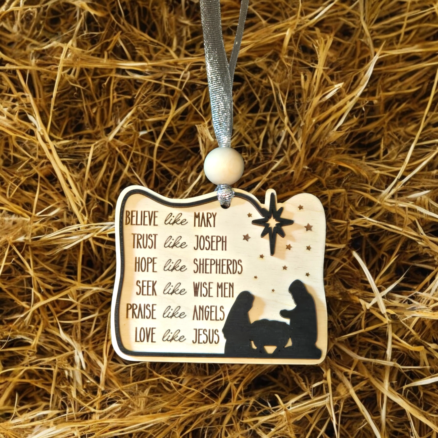 Love like Jesus Christmas Ornament