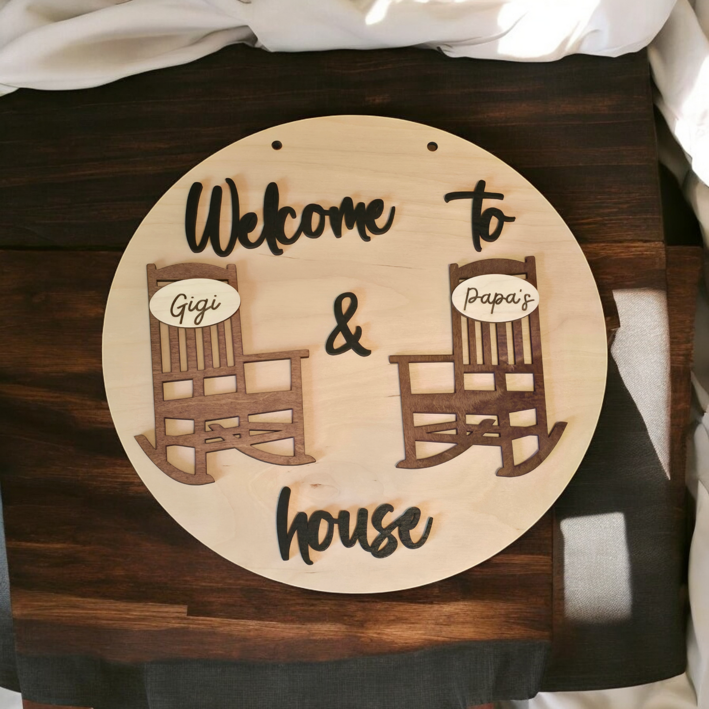 Welcome to Grandparents House Signs Personalized