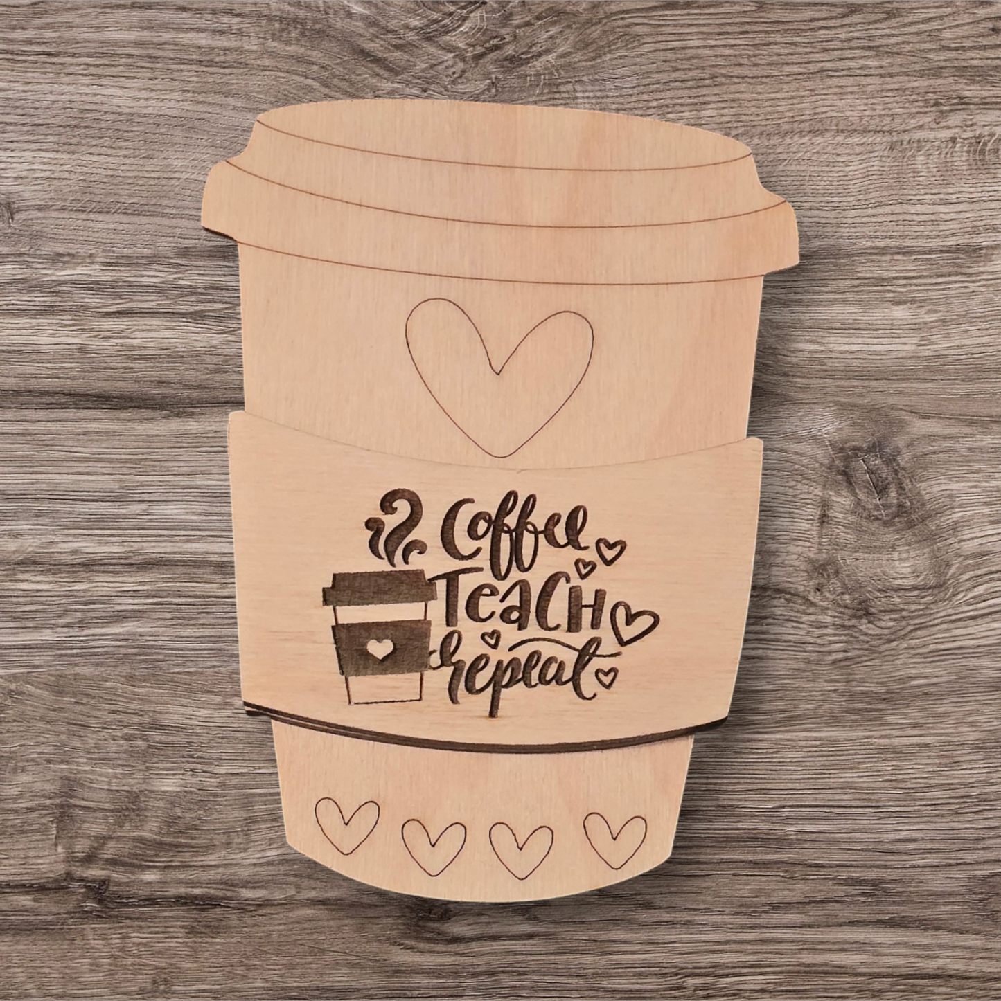 Teacher Coffee Cup gift card holder