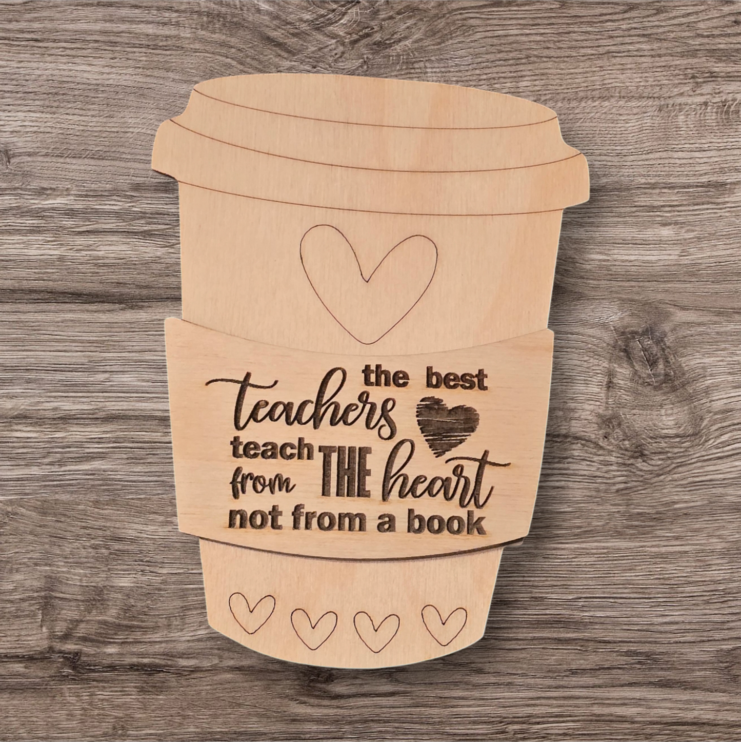 Teacher Coffee Cup gift card holder