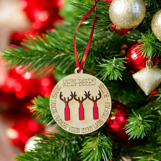 Rein-Beer Christmas Ornament
