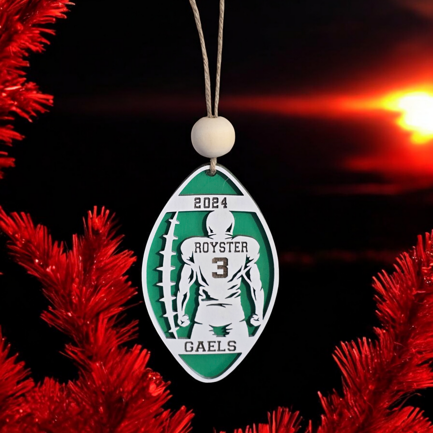 Sports Christmas Ornaments Personalized