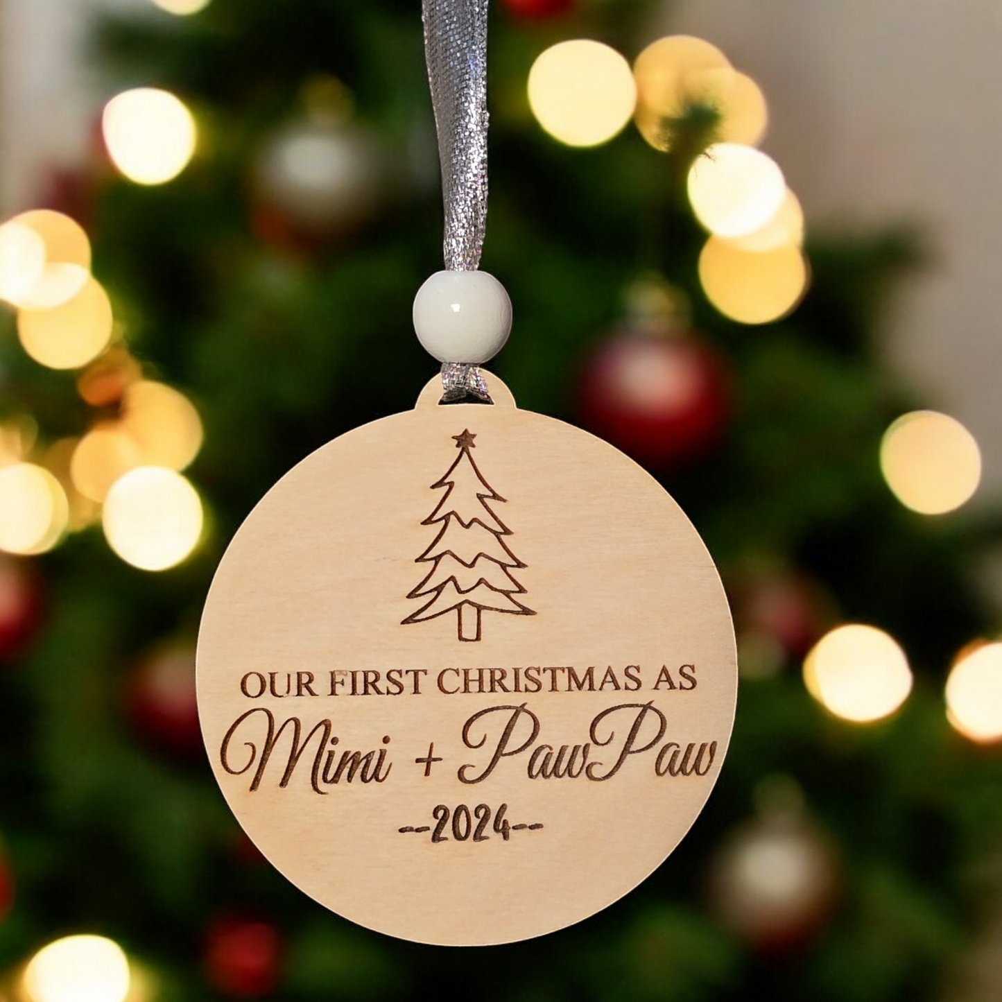 Our First Christmas as Personalized name 2024 Max of 2 names