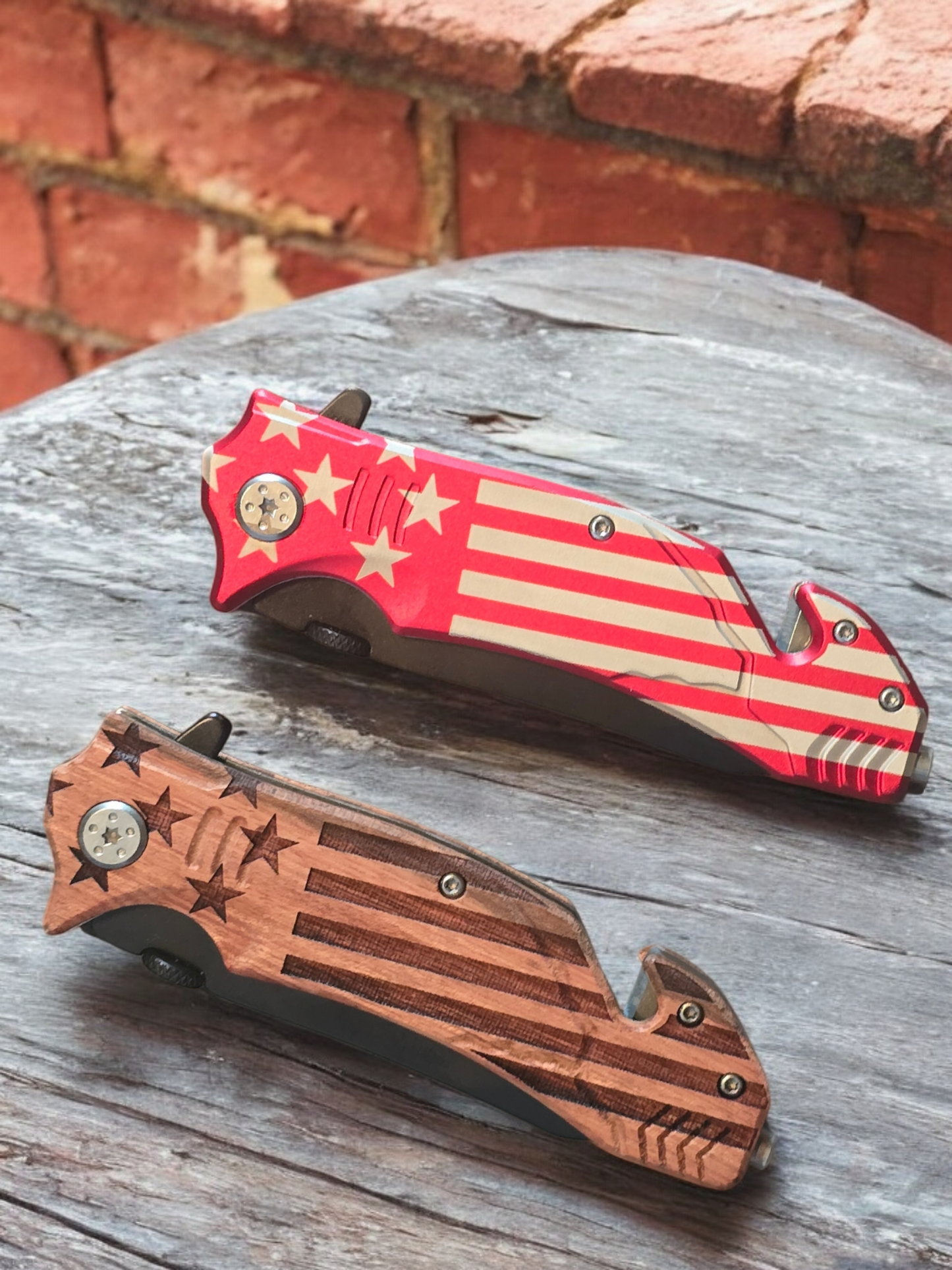 Flag Folding pocket knives knife