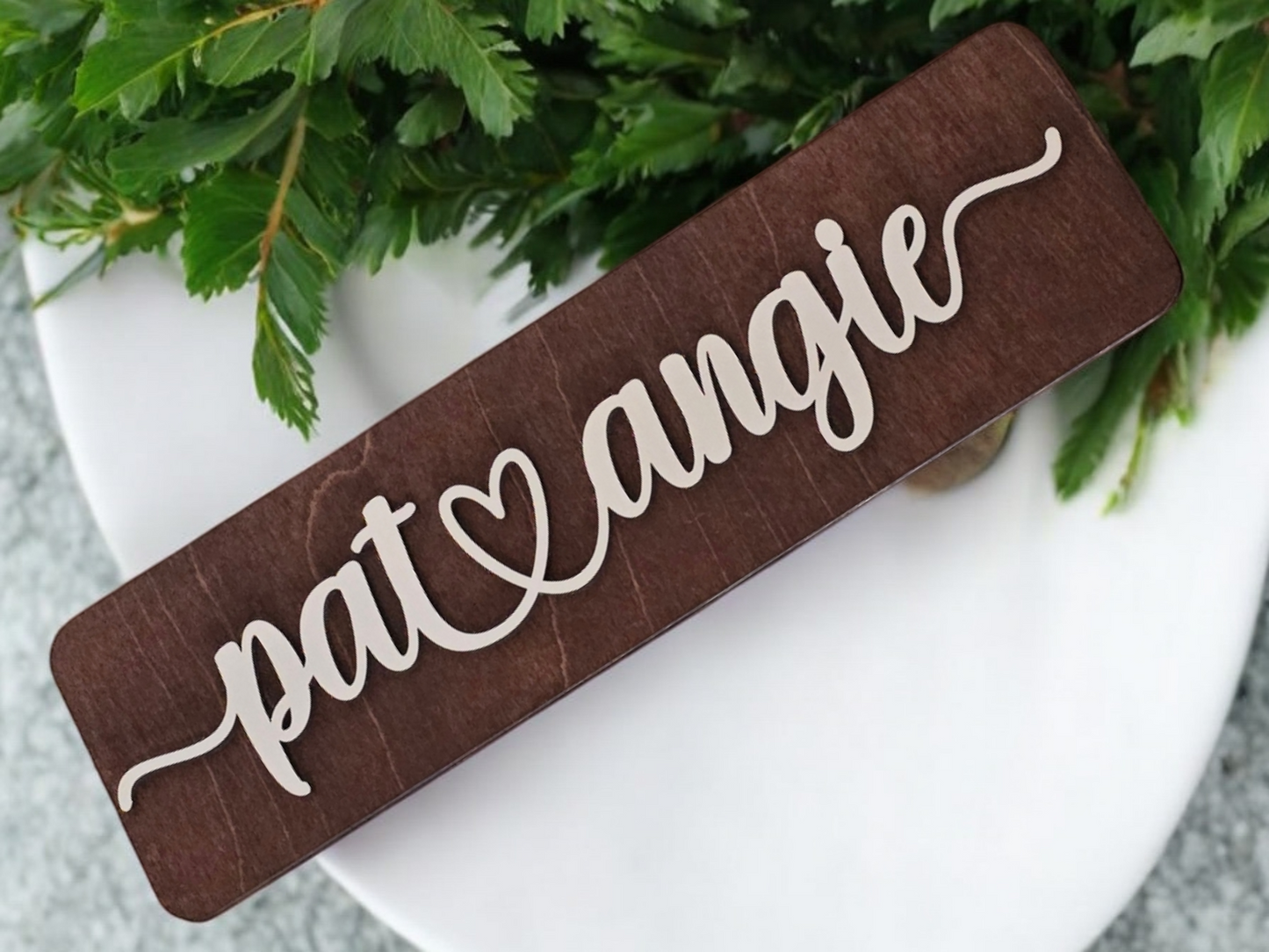 Couples Heart Sign Personalized