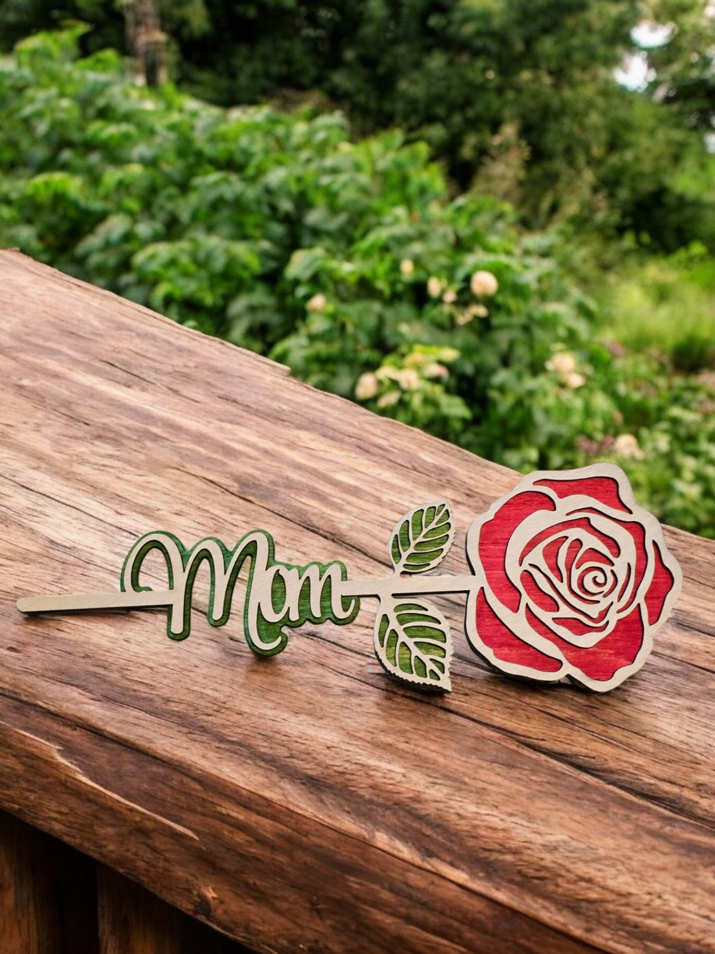 Personalized rose for Valentine's Day