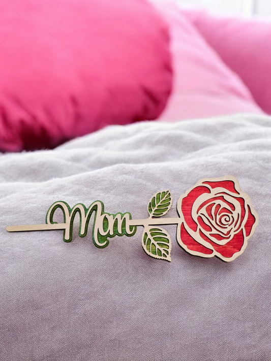 Personalized rose for Valentine's Day