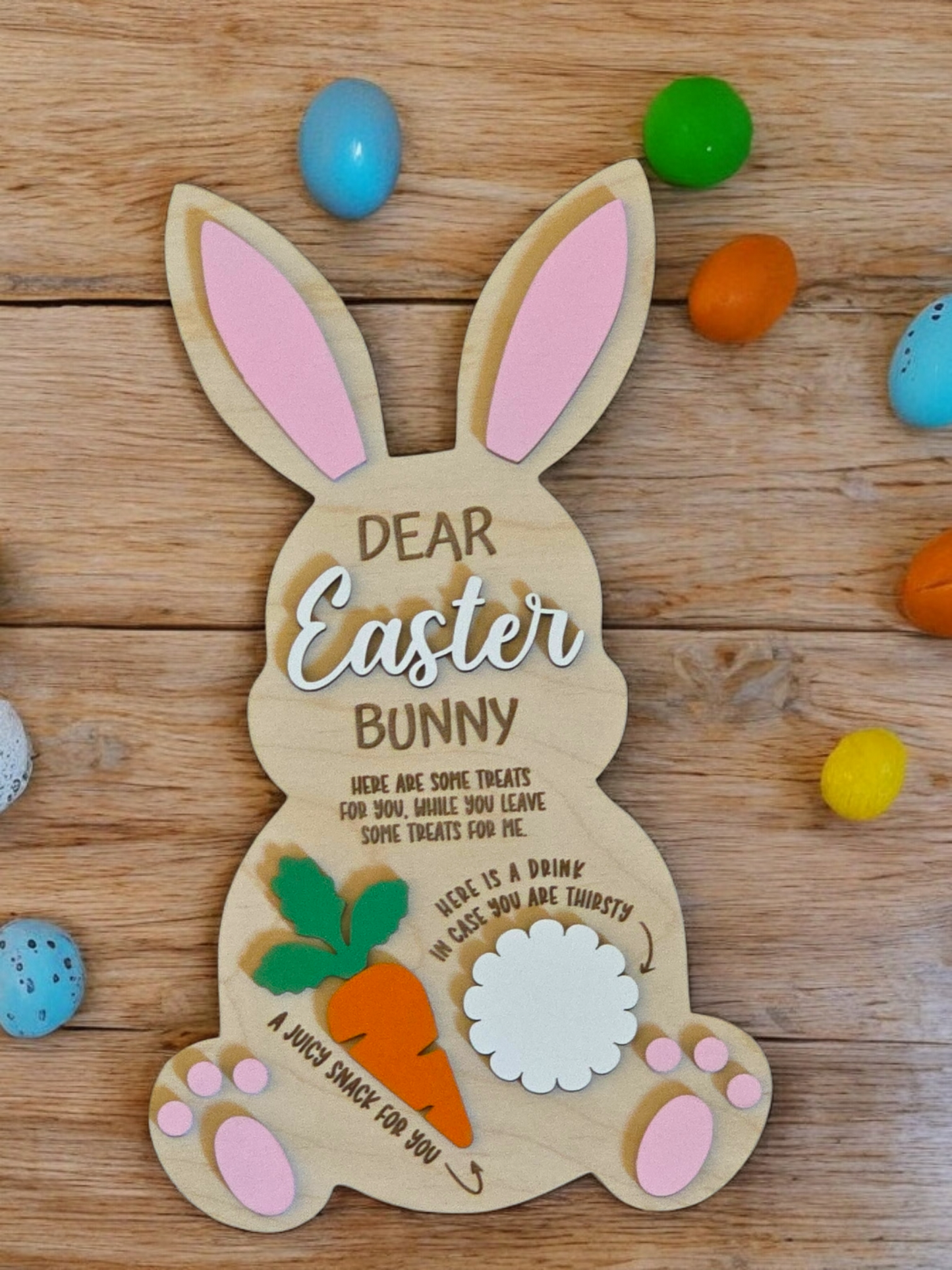 Dear Easter Bunny Tray