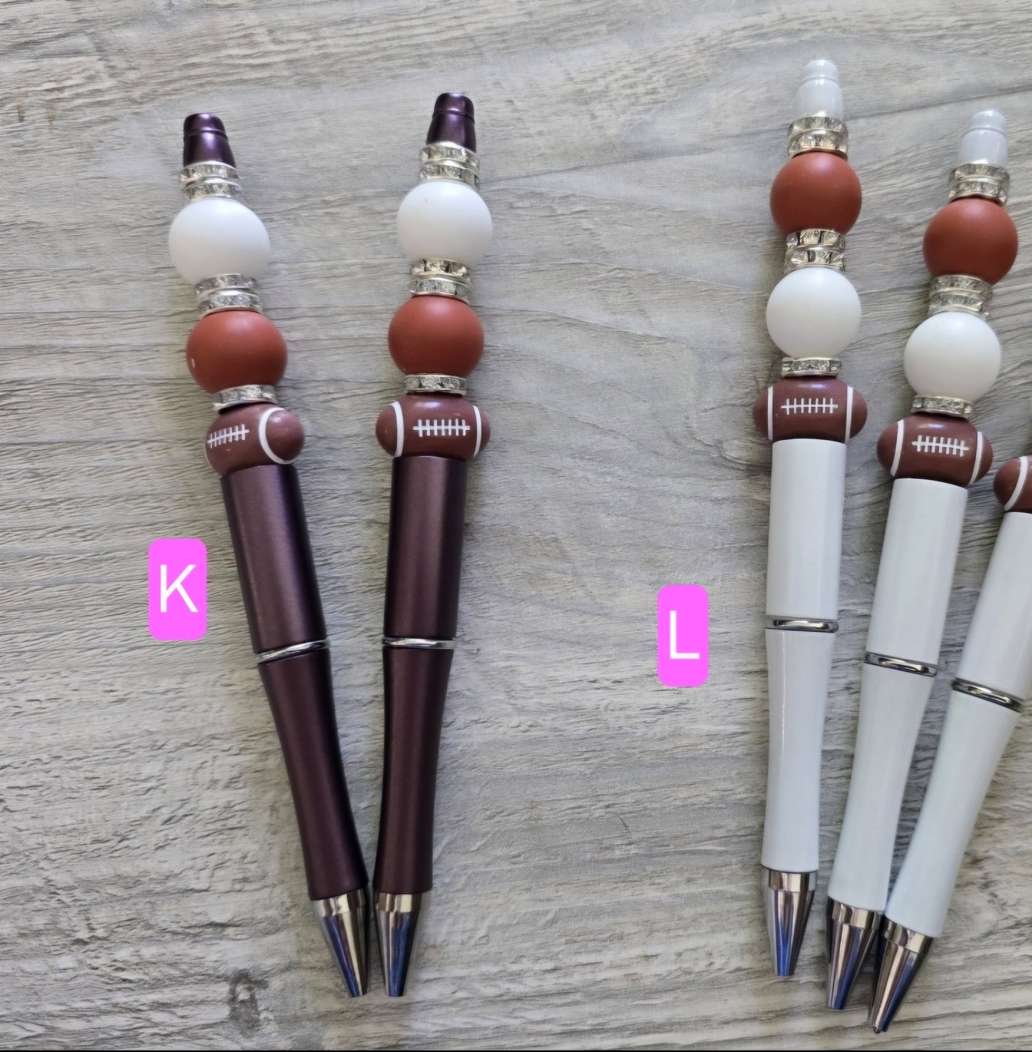Beaded pens