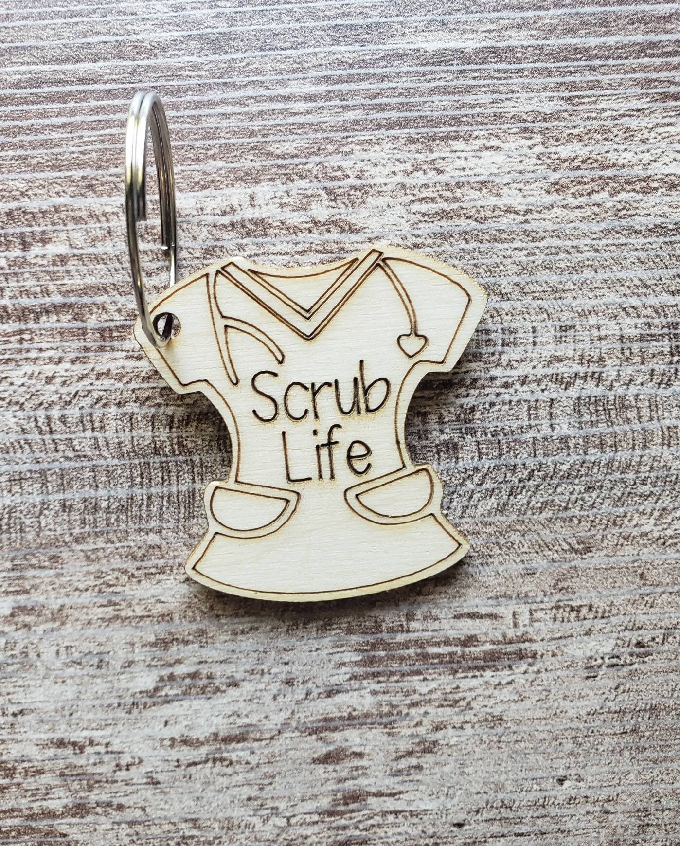 Scrub Life Ornament car charm Nurse