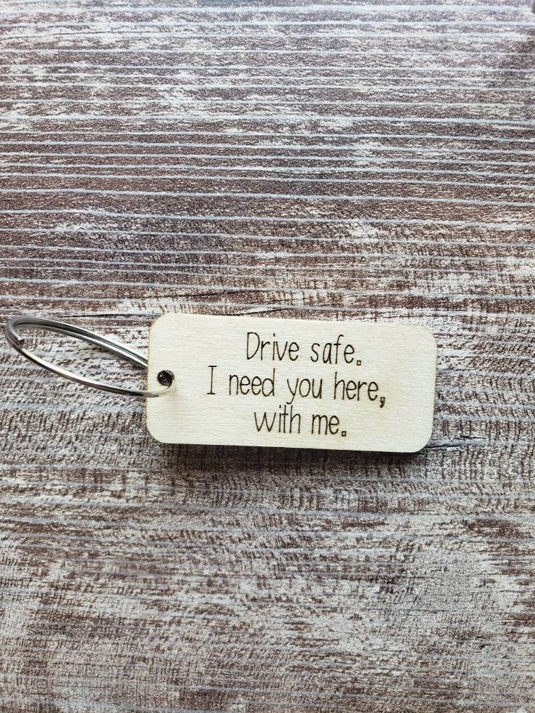 Wooden keychains sarcastic