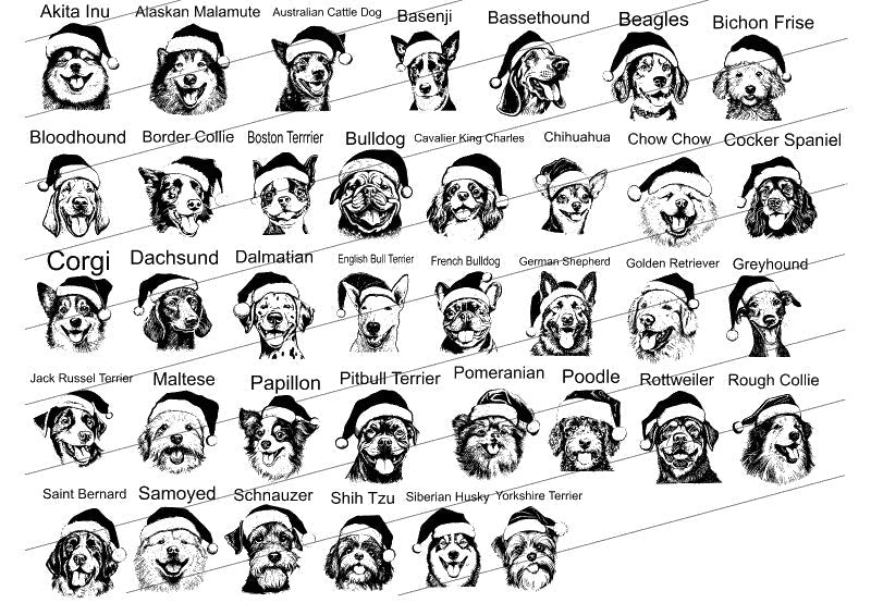 Here comes Santa Paws Personalized Christmas Ornament