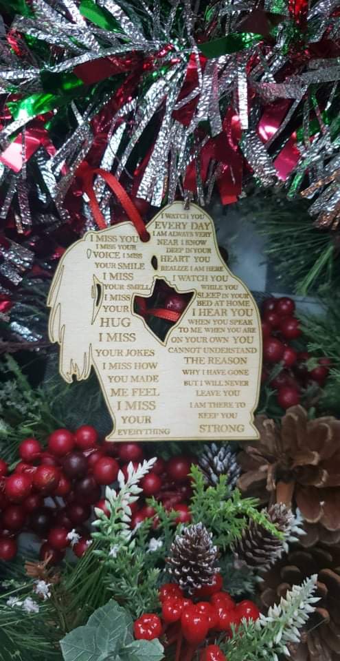 Couple Memorial Christmas Ornament