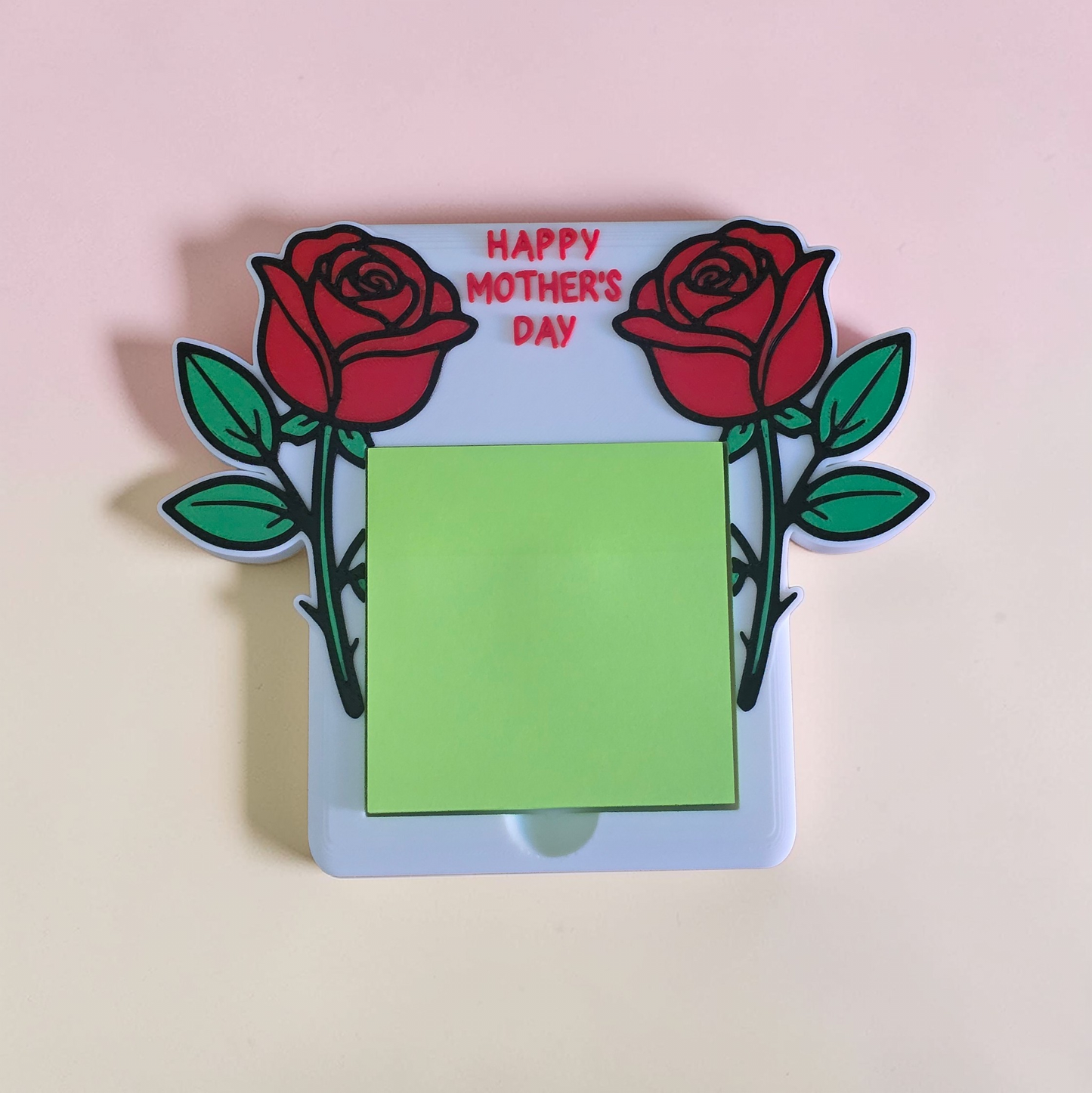 3D printed Happy Mother's Day Personalized sticky note holder