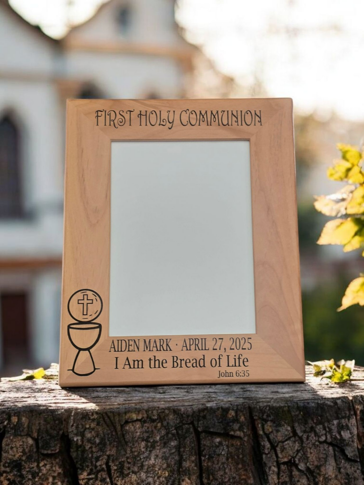 Picture Frame 5x7 personalized First Holy Communion