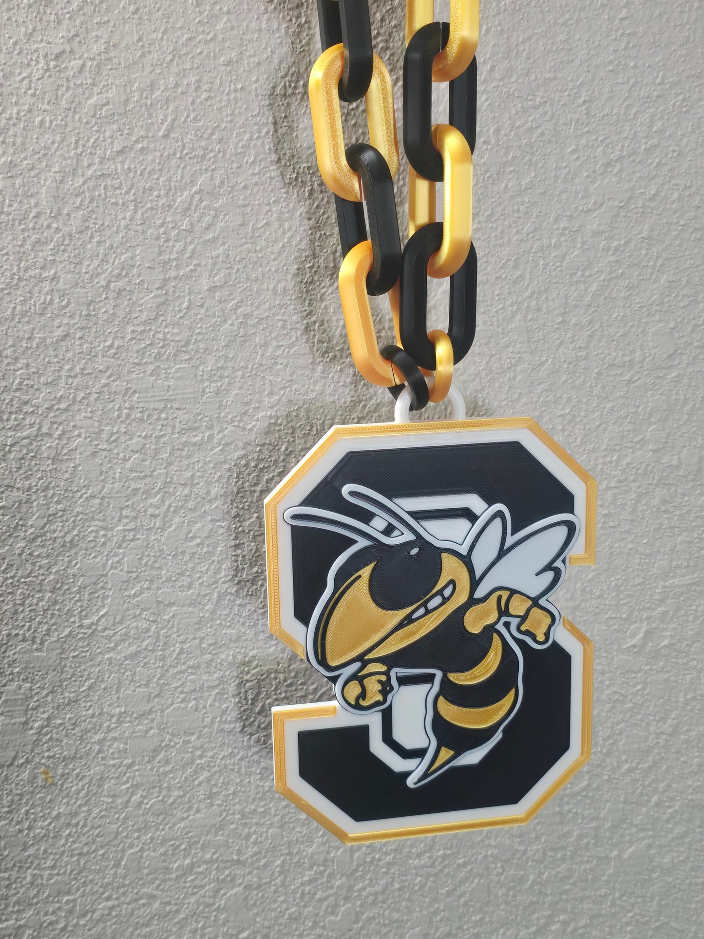 3D printed Hype Chain Necklace Personalized