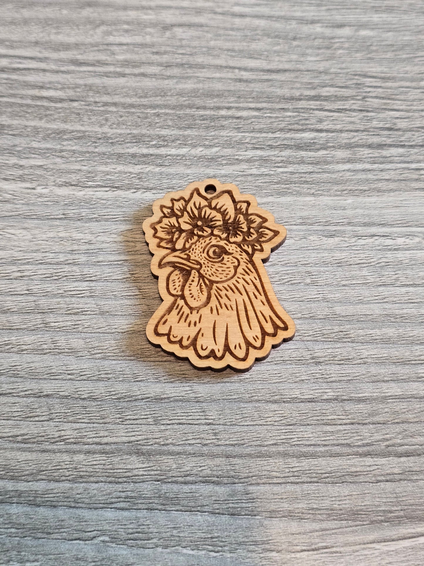 Floral animal keychains