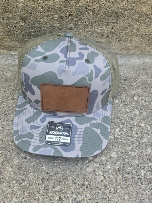 Green Duck camo personalized Richardson Hat