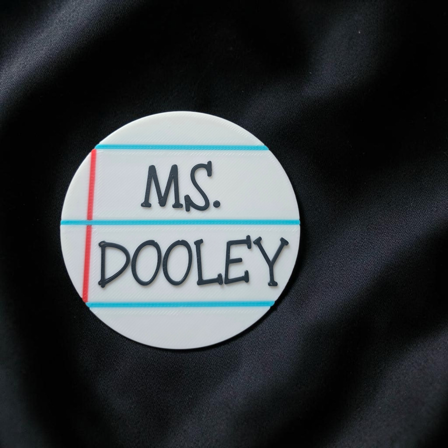 3D printed Notebook teacher keychain or magnet personalized