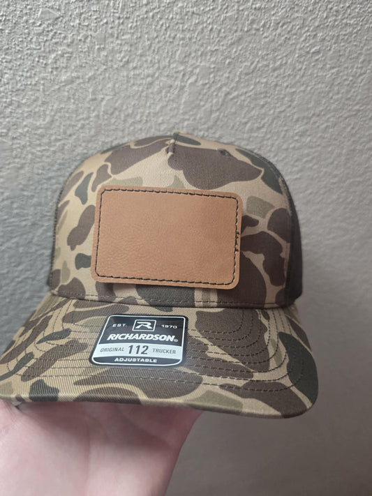 Brown Duck camo personalized Richardson Hat