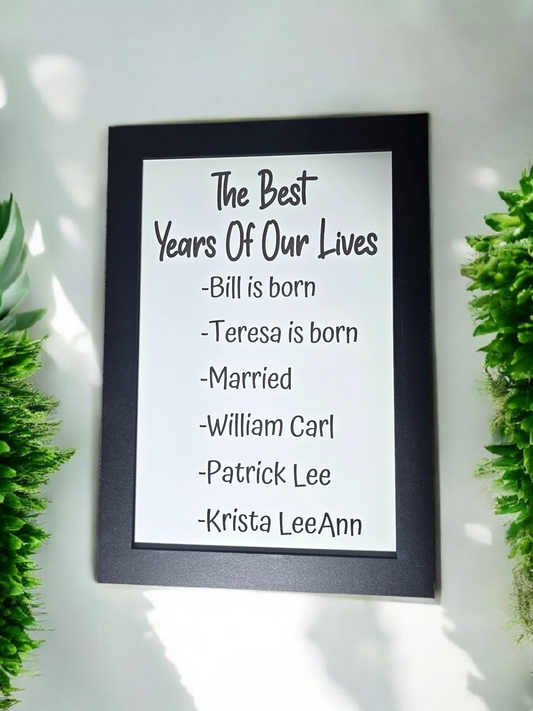 The Best Years of Our Lives penny personalized