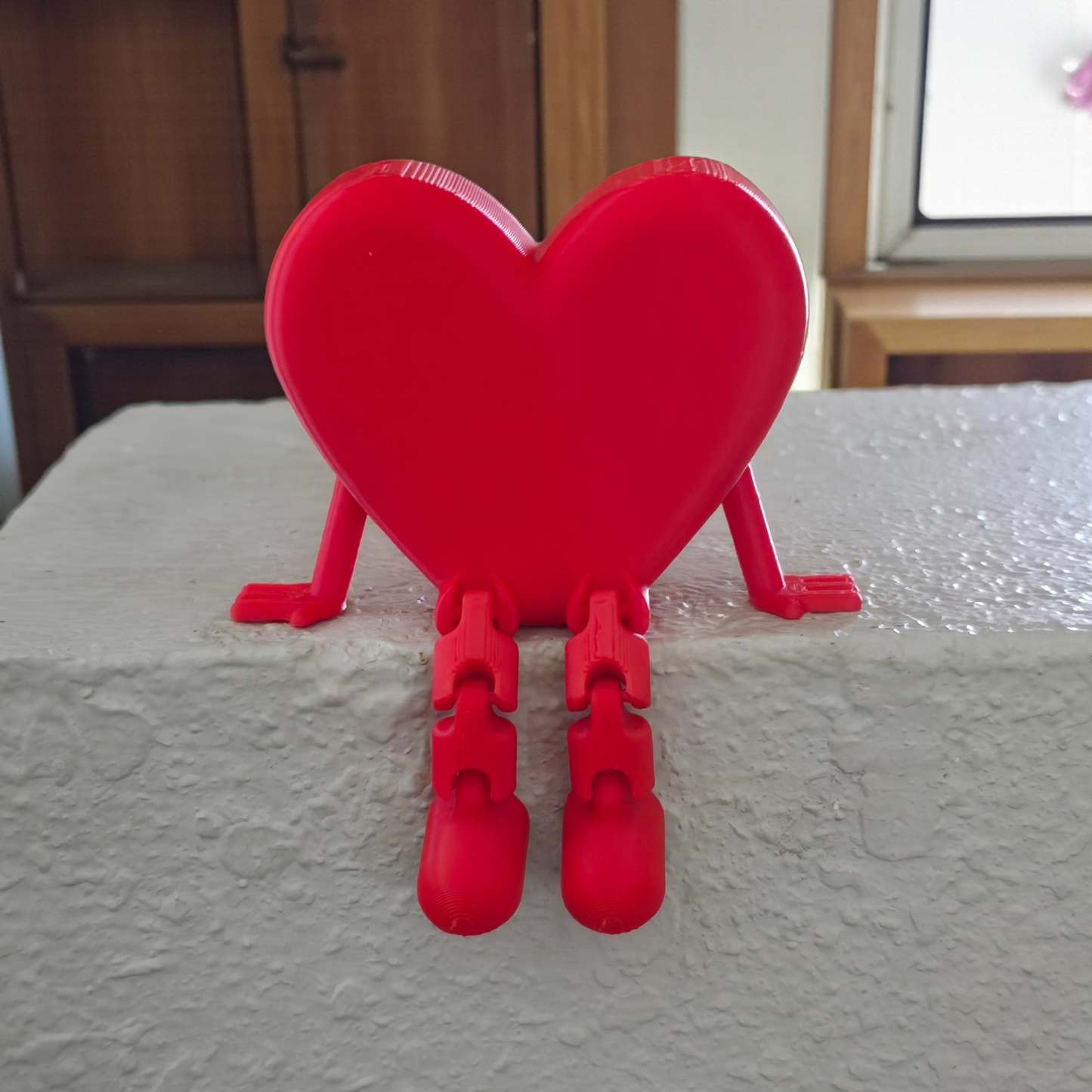 3D printed Heart with articulated legs small