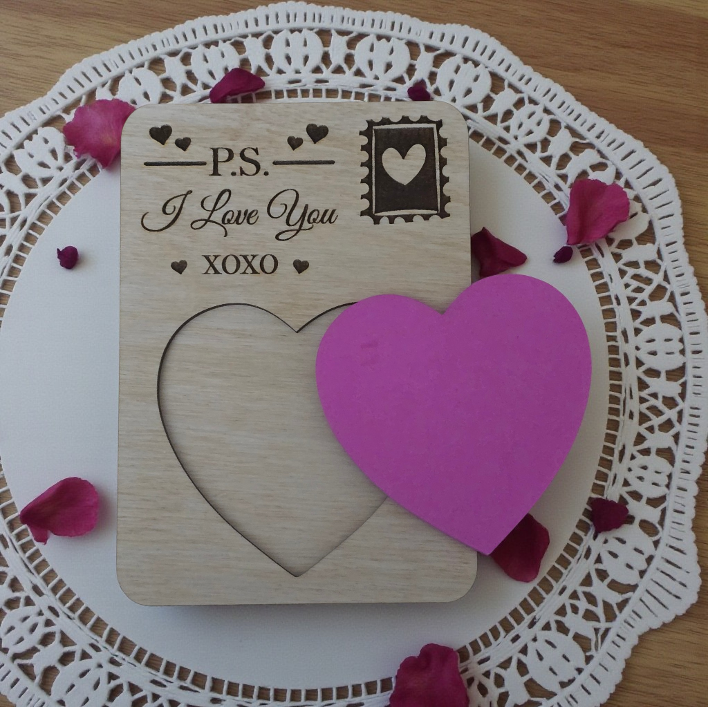 P.S. I Love You XOXO sticky note holder