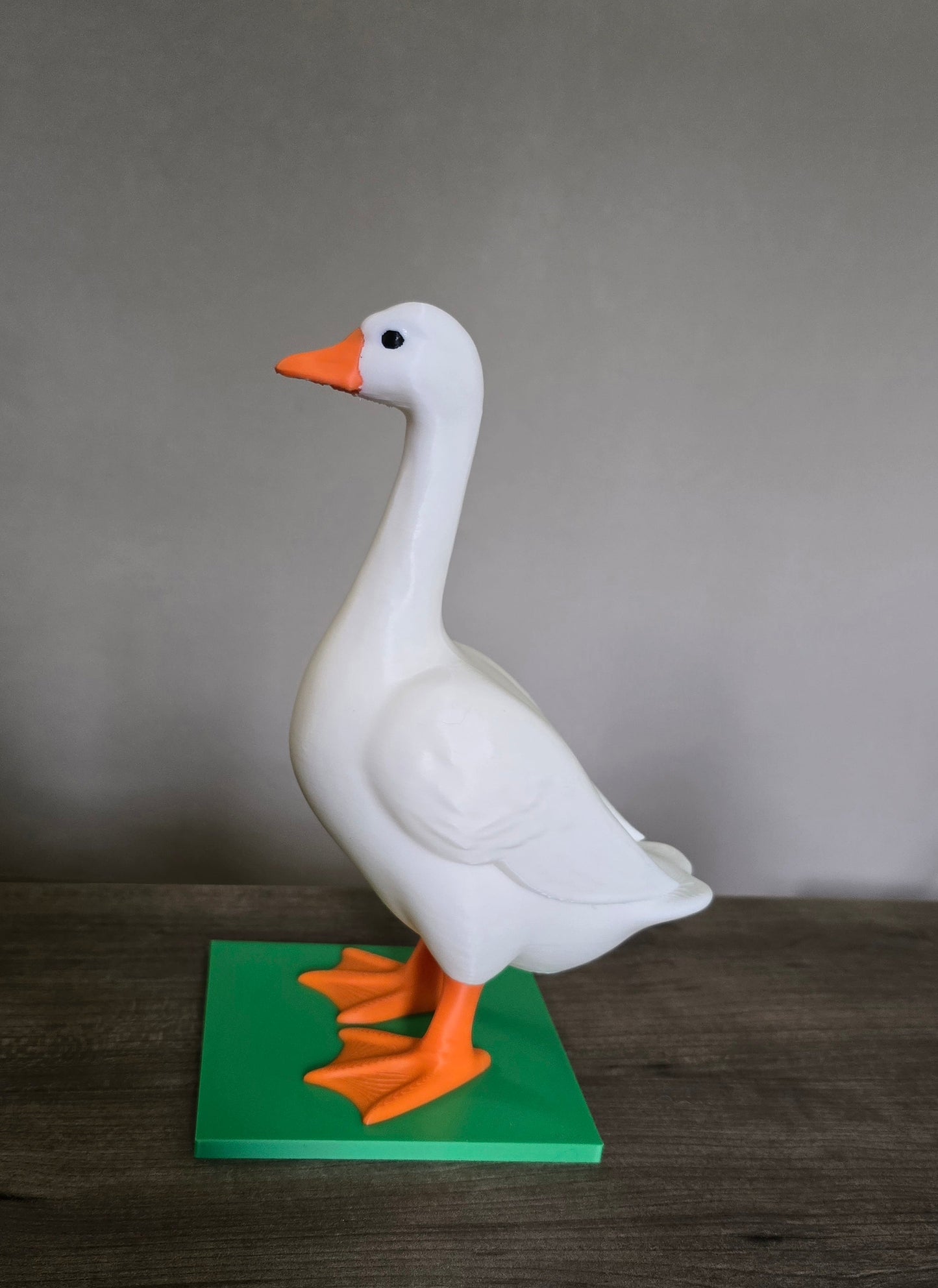 3D printed desk goose and accessories