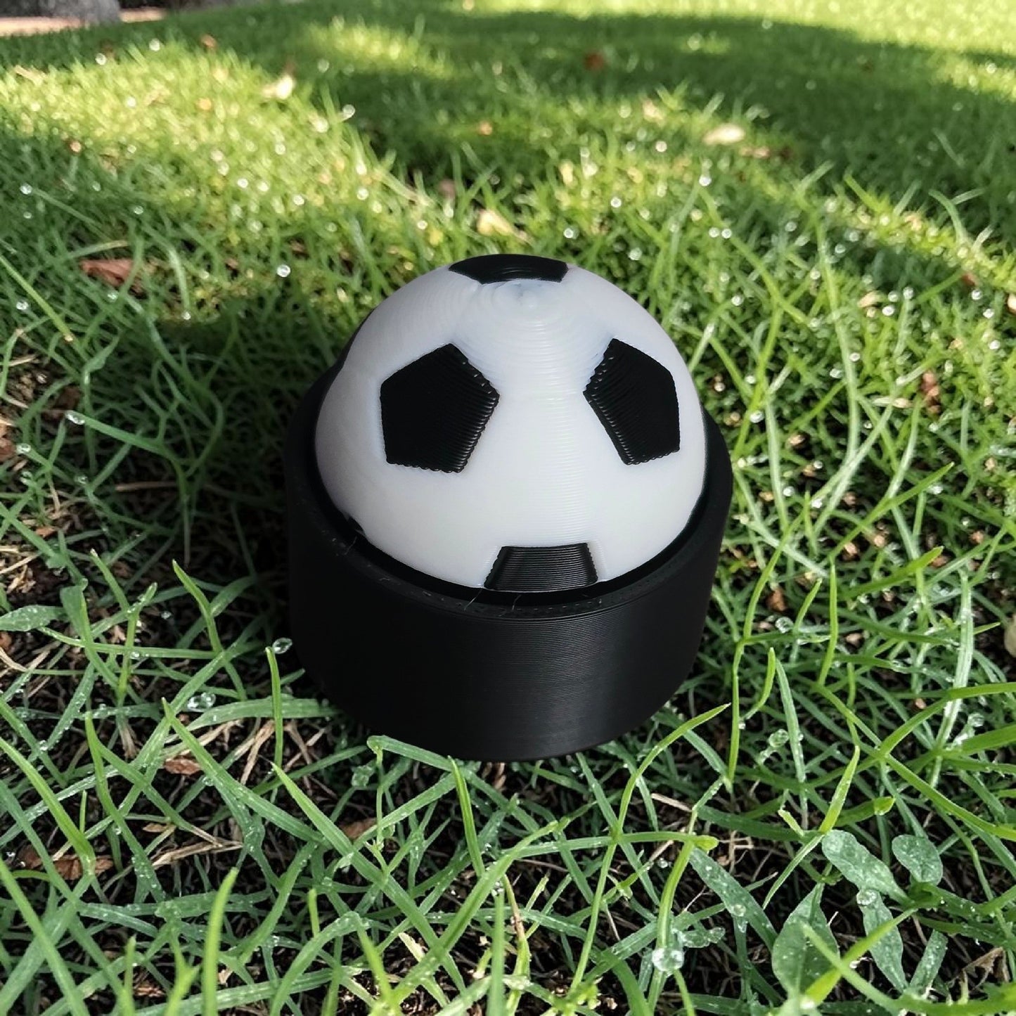 Basketball soccer fidget clicker keychain