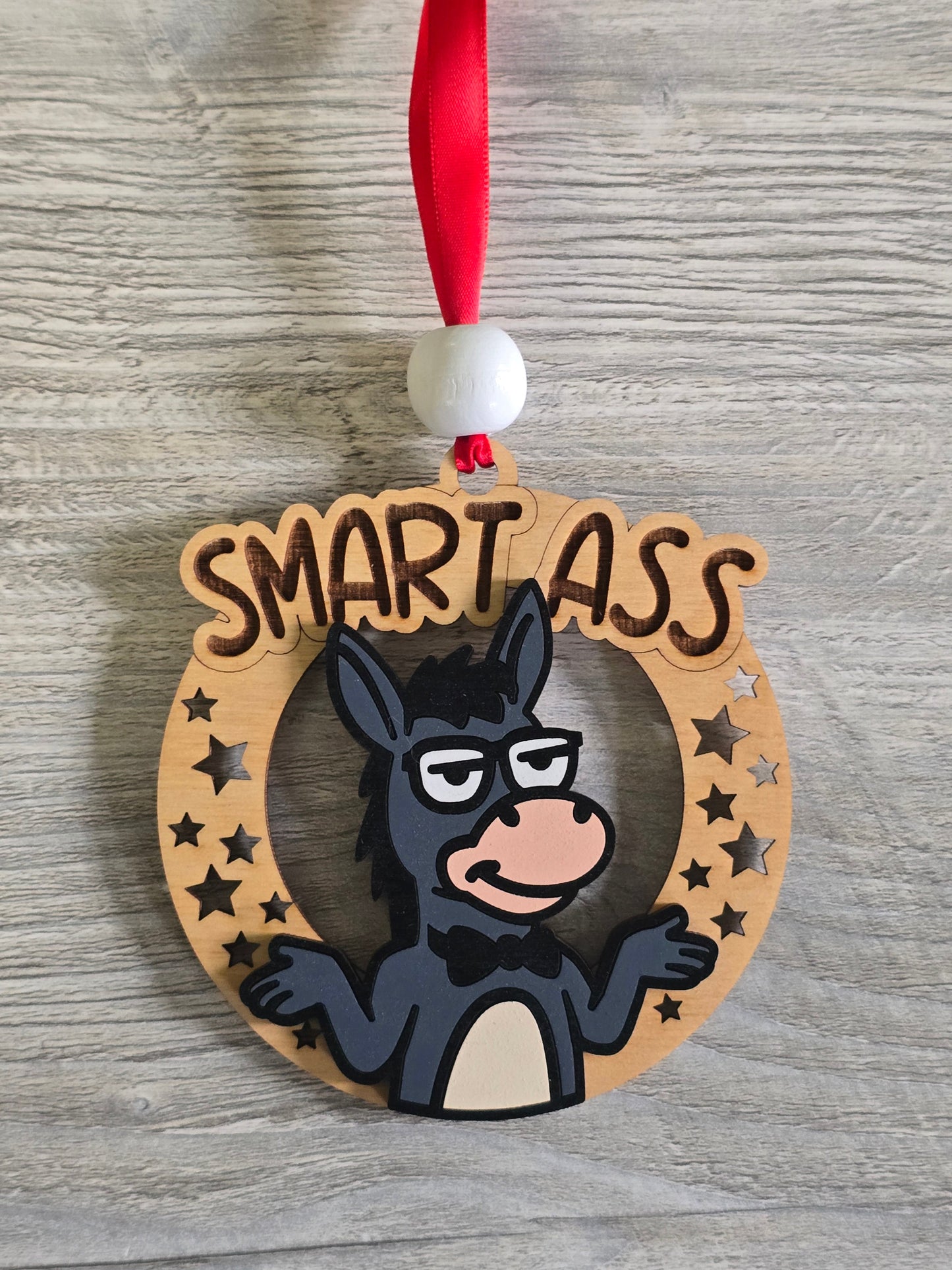 Cheeky F-CAW-F Christmas Ornament