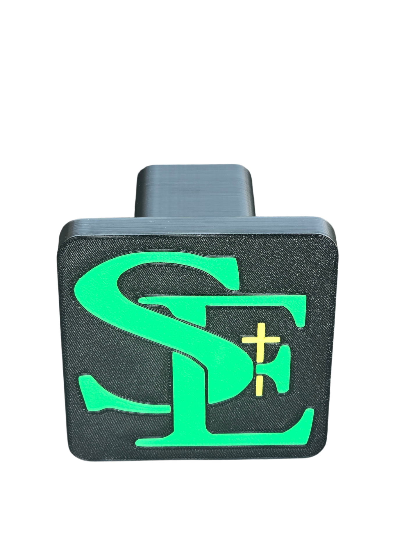 3D printed SE Logo hitch cover St Edmond Prom