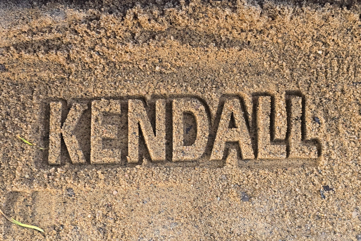 3D Printed Sandbox Name Stamp personalized max 10 letters