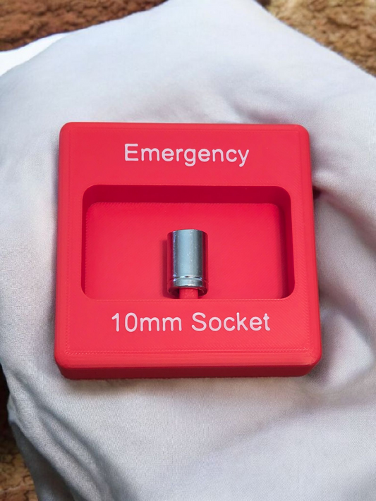 3D printed Emergency 10mm socket toolbox magnet