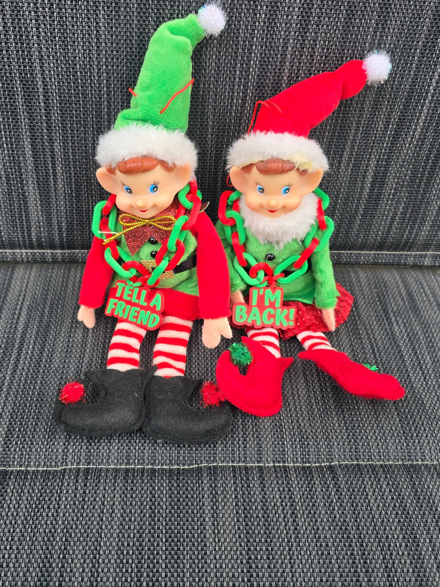 3D printed elf Christmas necklace I'm back