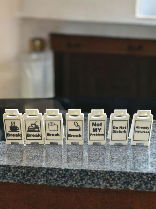 3D printed multiple selections small signs