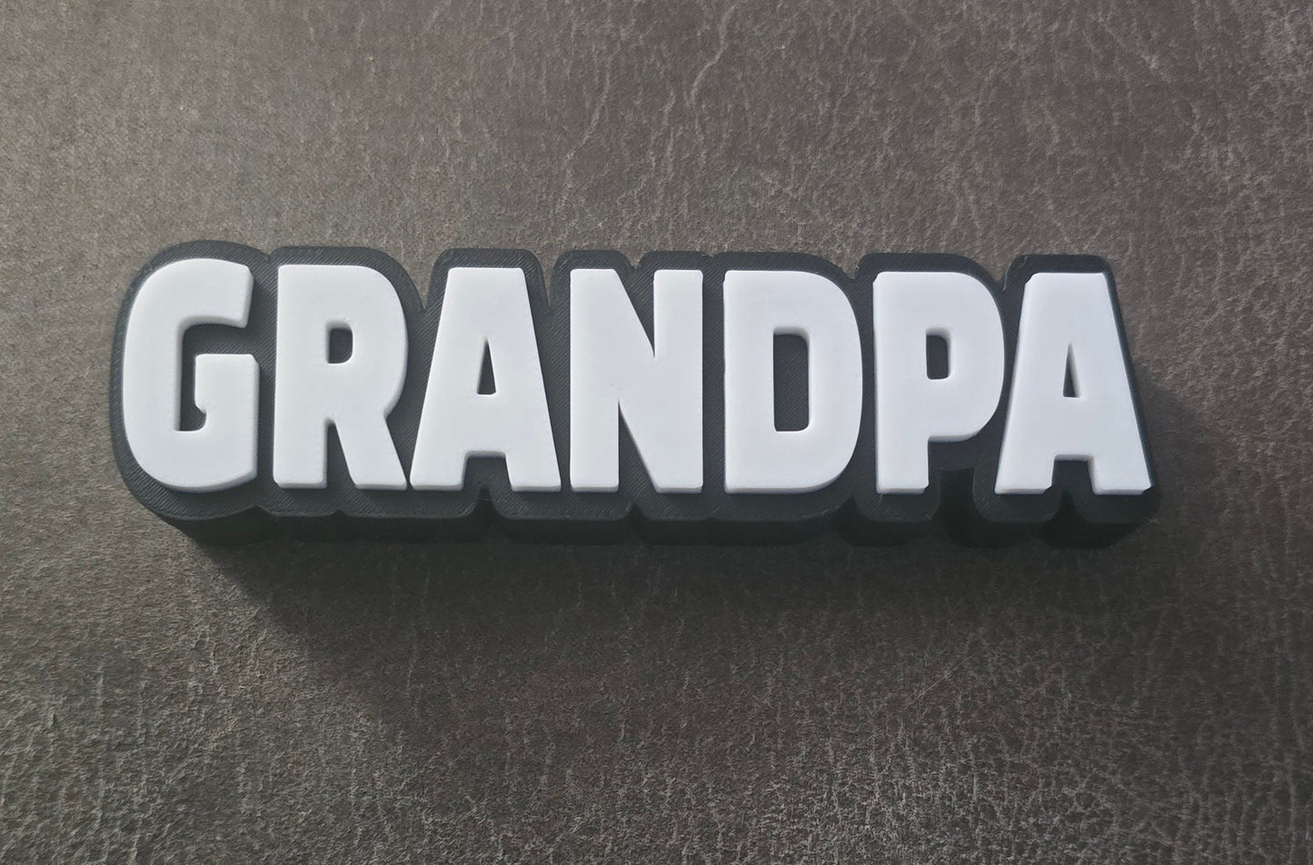 3D printed photo holder magnet personalized max 7 letters