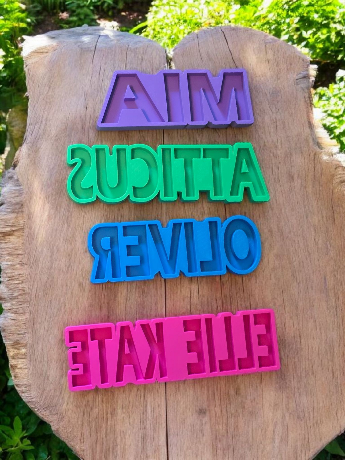 3D Printed Sandbox Name Stamp personalized max 10 letters